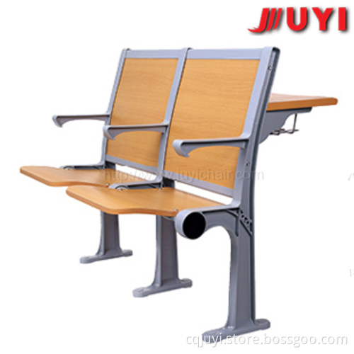 Metal Frame conference Room Chair ,Wholesale Classroom meeting Chair With wooden Writing Pad
